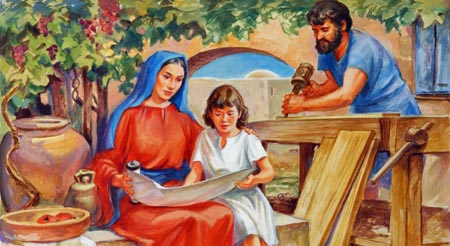 As a boy, Jesus set an example for every child as He studied the Scriptures.