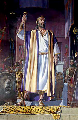 With the rending of the kingdom early in Rehoboam's reign the glory of Israel began to depart, never again to be regained in its fullness.